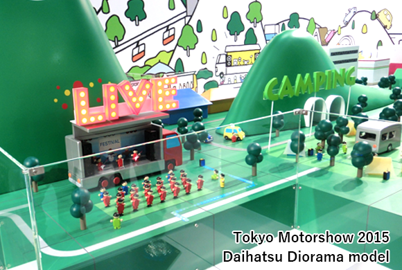 Tokyo Motorshow 2015 Daihatsu Diorama model