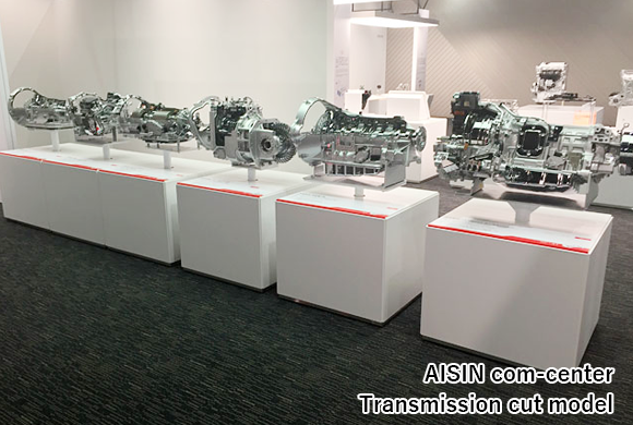 AISIN com-center Transmission cut model