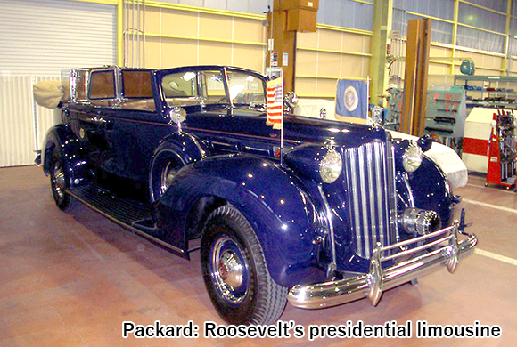 Packard: Roosevelt’s presidential limousine