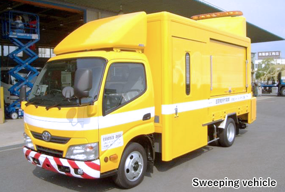 Sweeping vehicle