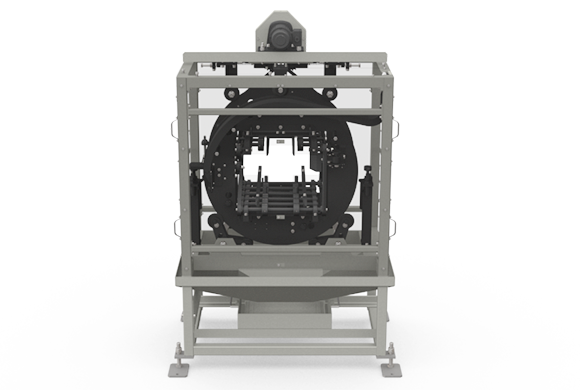 180-degree rotary machine Rear