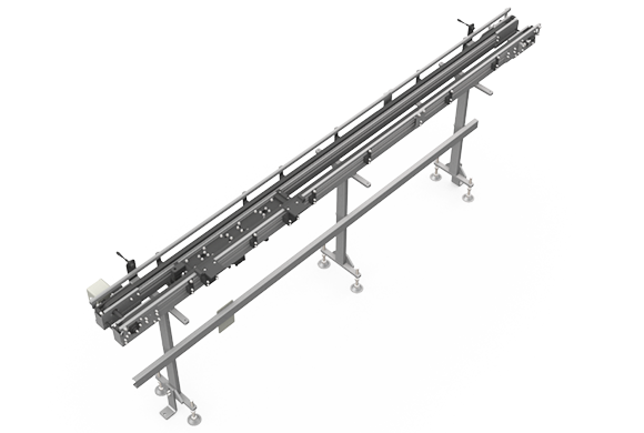 Chain conveyor for clean room Top side/Front/Right side