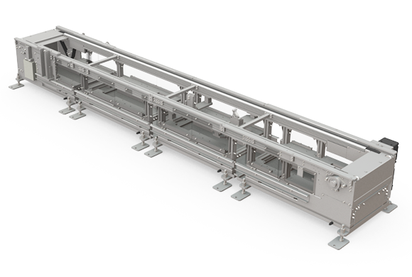 Heavy load stock conveyor Front/Left side