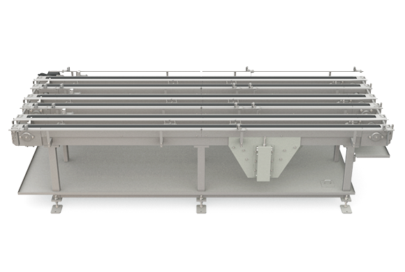 Multi-row stock conveyor Right side