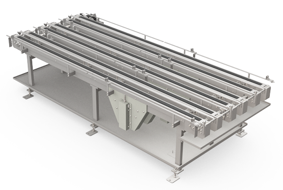 Multi-row stock conveyor Rear/Right side