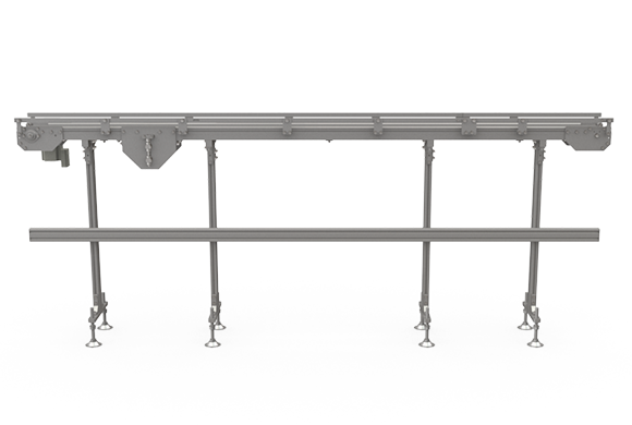 Stock conveyor for clean room (narrow) Right side