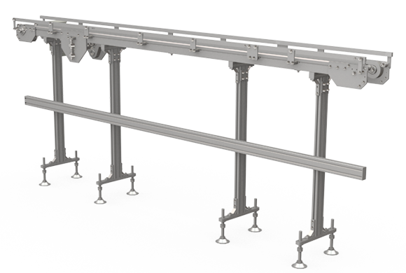 Stock conveyor for clean room (narrow) Rear/Right side