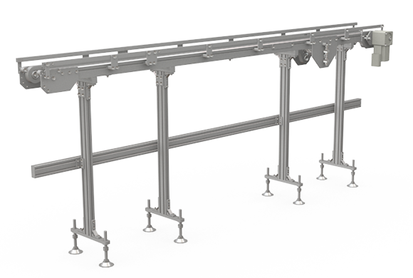 Stock conveyor for clean room (narrow) Rear/Left side