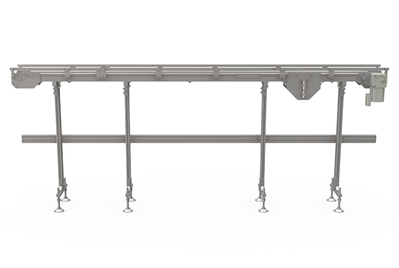 Stock conveyor for clean room (narrow) Left side