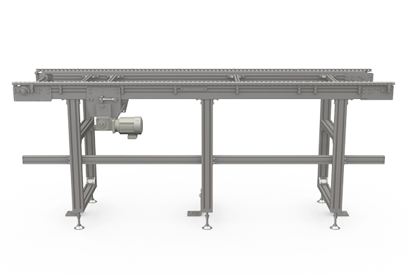 Stock conveyor for clean room (wide) Right side