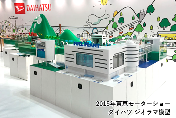 2015年東京モーターショー ダイハツ ジオラマ模型